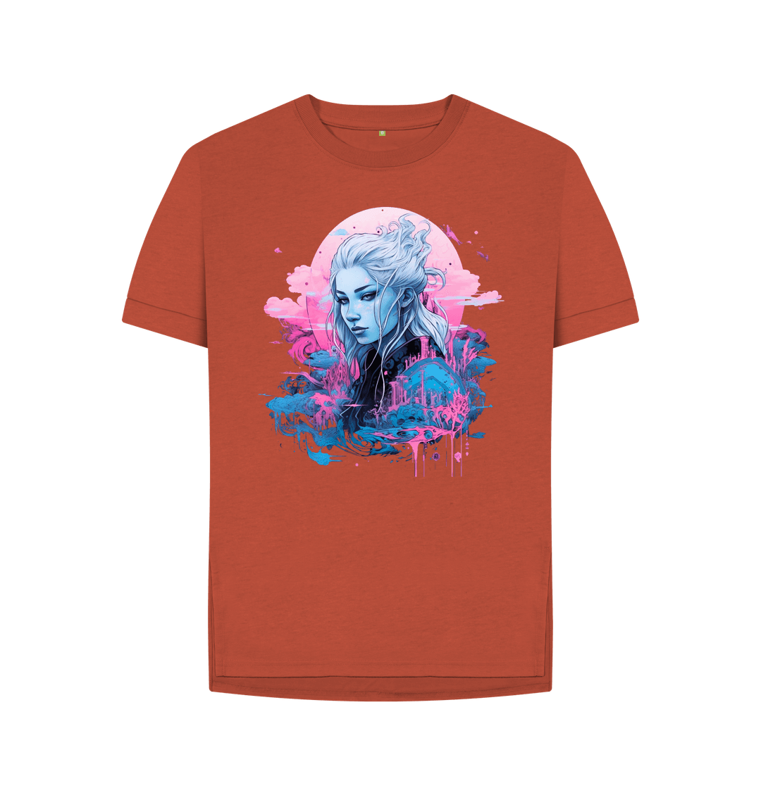 Rust Yuki-onna Japanese design premium quality T shirt