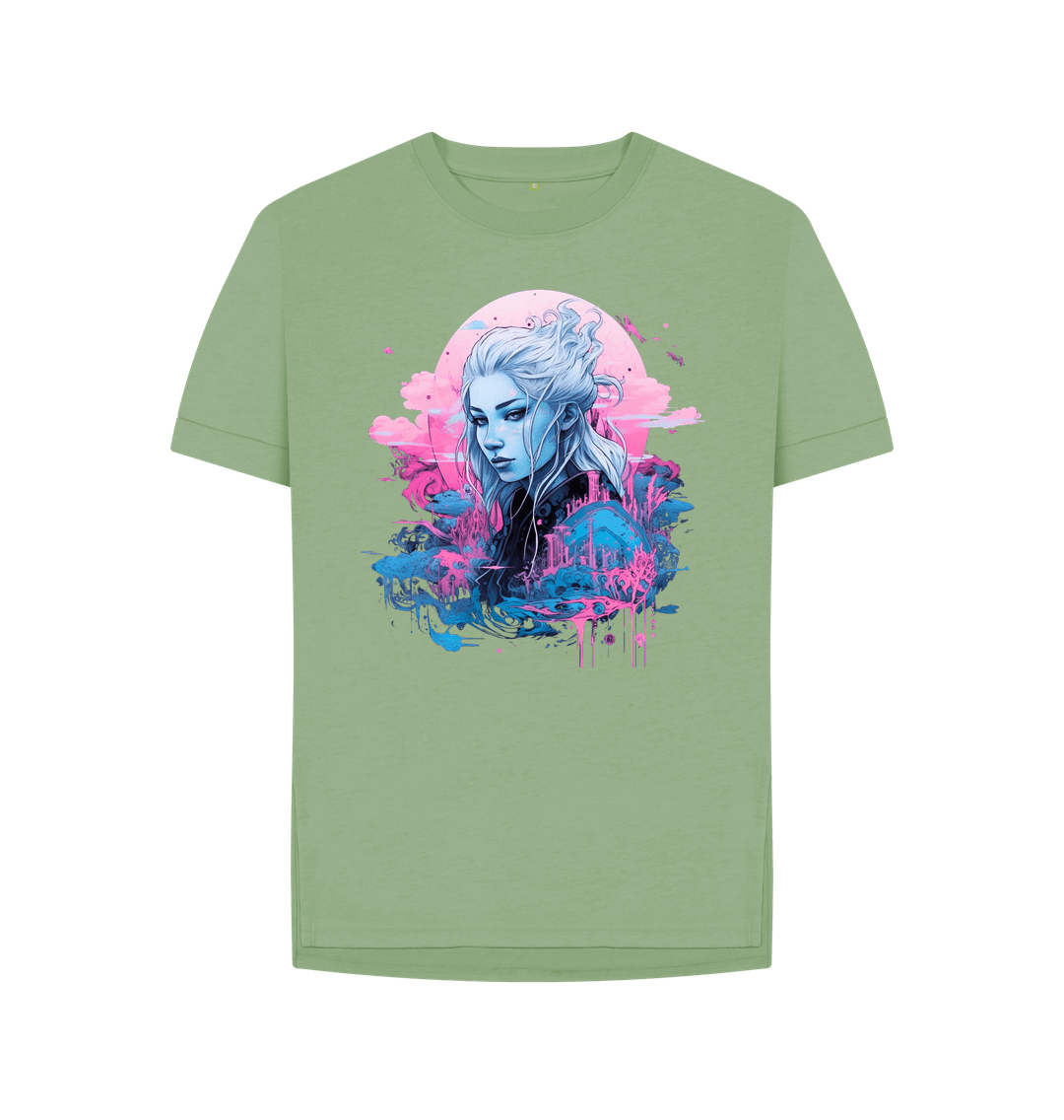 Sage Yuki-onna Japanese design premium quality T shirt